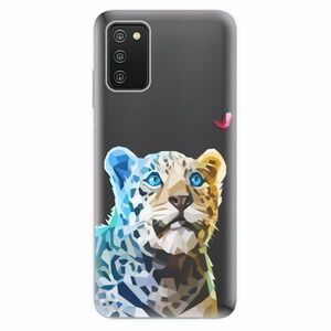 Odolné silikónové puzdro iSaprio - Leopard With Butterfly - Samsung Galaxy A03s vyobraziť