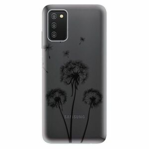 Odolné silikónové puzdro iSaprio - Three Dandelions - black - Samsung Galaxy A03s vyobraziť