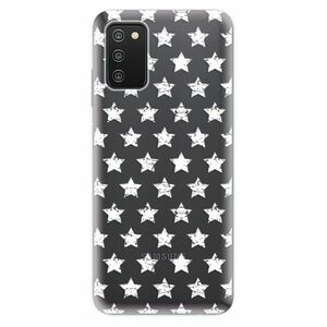 Odolné silikónové puzdro iSaprio - Stars Pattern - white - Samsung Galaxy A03s vyobraziť