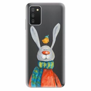 Odolné silikónové puzdro iSaprio - Rabbit And Bird - Samsung Galaxy A03s vyobraziť