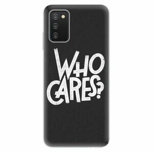 Odolné silikónové puzdro iSaprio - Who Cares - Samsung Galaxy A03s vyobraziť