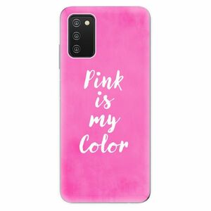 Odolné silikónové puzdro iSaprio - Pink is my color - Samsung Galaxy A03s vyobraziť