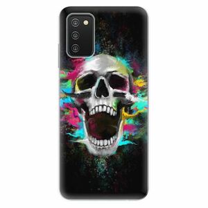Odolné silikónové puzdro iSaprio - Skull in Colors - Samsung Galaxy A03s vyobraziť