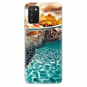 Odolné silikónové puzdro iSaprio - Turtle 01 - Samsung Galaxy A03s vyobraziť