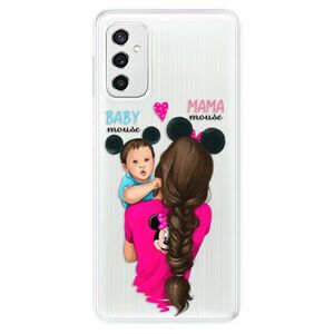 Odolné silikónové puzdro iSaprio - Mama Mouse Brunette and Boy - Samsung Galaxy M52 5G vyobraziť