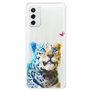 Odolné silikónové puzdro iSaprio - Leopard With Butterfly - Samsung Galaxy M52 5G vyobraziť