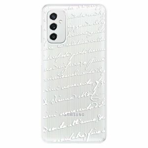 Odolné silikónové puzdro iSaprio - Handwriting 01 - white - Samsung Galaxy M52 5G vyobraziť