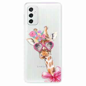 Odolné silikónové puzdro iSaprio - Lady Giraffe - Samsung Galaxy M52 5G vyobraziť