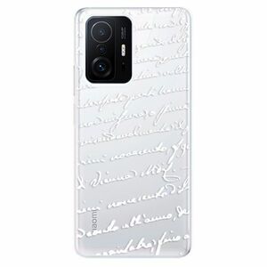 Odolné silikónové puzdro iSaprio - Handwriting 01 - white - Xiaomi 11T / 11T Pro vyobraziť