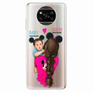 Odolné silikónové puzdro iSaprio - Mama Mouse Brunette and Boy - Xiaomi Poco X3 Pro / X3 NFC vyobraziť