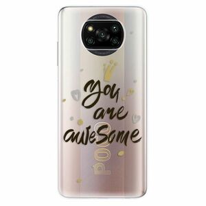 Odolné silikónové puzdro iSaprio - You Are Awesome - black - Xiaomi Poco X3 Pro / X3 NFC vyobraziť