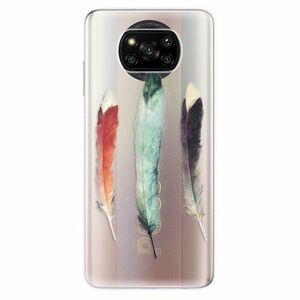 Odolné silikónové puzdro iSaprio - Three Feathers - Xiaomi Poco X3 Pro / X3 NFC vyobraziť
