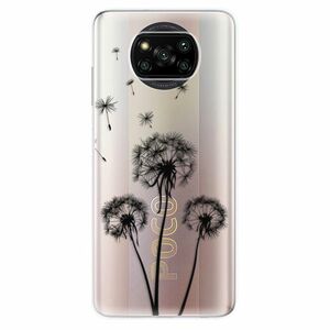 Odolné silikónové puzdro iSaprio - Three Dandelions - black - Xiaomi Poco X3 Pro / X3 NFC vyobraziť