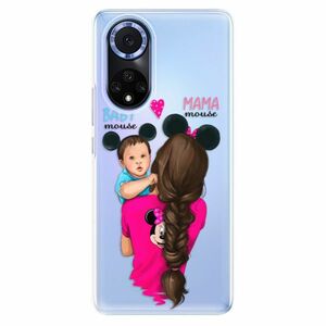 Odolné silikónové puzdro iSaprio - Mama Mouse Brunette and Boy - Huawei Nova 9 vyobraziť