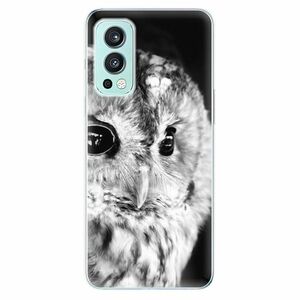Odolné silikónové puzdro iSaprio - BW Owl - OnePlus Nord 2 5G vyobraziť