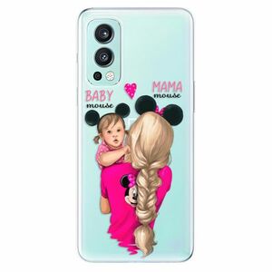 Odolné silikónové puzdro iSaprio - Mama Mouse Blond and Girl - OnePlus Nord 2 5G vyobraziť