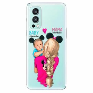 Odolné silikónové puzdro iSaprio - Mama Mouse Blonde and Boy - OnePlus Nord 2 5G vyobraziť