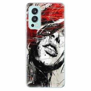 Odolné silikónové puzdro iSaprio - Sketch Face - OnePlus Nord 2 5G vyobraziť