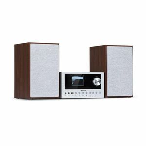 Auna Connect System Stereo, 40 W max., Internetové/DAB+/ FM rádio, CD prehrávač vyobraziť
