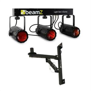 Beamz 3-Some, osvetľovací set, 4 časti, LED vyobraziť