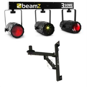 Beamz 3-Some, trojica RGBW LED svetiel, Multibodový laser mikrofón vyobraziť