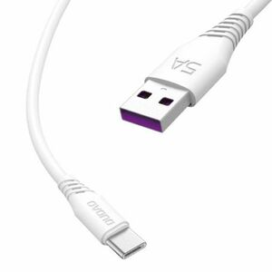 Dudao L2T kábel USB / USB-C 5A 2m, biely (L2T 2m white) vyobraziť