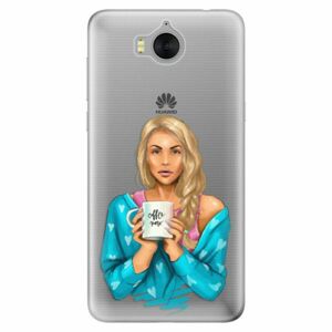 Odolné silikónové puzdro iSaprio - Coffe Now - Blond - Huawei Y5 2017 / Y6 2017 vyobraziť