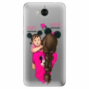 Odolné silikónové puzdro iSaprio - Mama Mouse Brunette and Girl - Huawei Y5 2017 / Y6 2017 vyobraziť