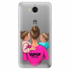 Odolné silikónové puzdro iSaprio - Super Mama - Two Girls - Huawei Y5 2017 / Y6 2017 vyobraziť