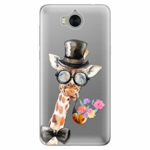 Odolné silikónové puzdro iSaprio - Sir Giraffe - Huawei Y5 2017 / Y6 2017 vyobraziť
