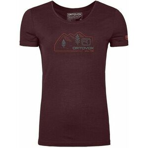 Ortovox 140 Cool Vintage Badge T-Shirt W Winetasting M Outdoorové tričko vyobraziť