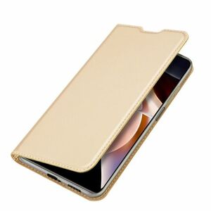 Dux Ducis Skin Pro knižkové kožené puzdro na Poco M4 Pro 5G, zlaté vyobraziť