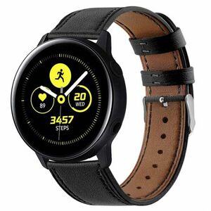 BStrap Leather Italy remienok na Huawei Watch GT2 42mm, black (SSG012C0107) vyobraziť