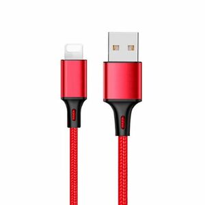 MG kábel USB / Lightning 2.4A 2m, červený (WUC-L2R) vyobraziť