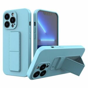 MG Kickstand silikónový kryt na iPhone 13 Pro, modrý vyobraziť