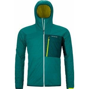 Ortovox Swisswool Piz Duan Jacket M Pacific Green M Outdoorová bunda vyobraziť