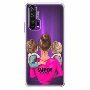 Odolné silikónové puzdro iSaprio - Super Mama - Two Boys - Honor 20 Pro vyobraziť