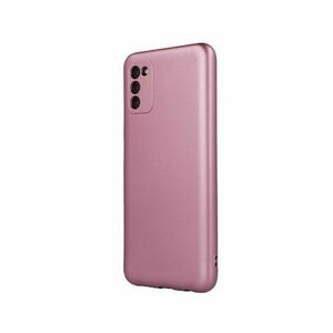 Puzdro Metalic TPU Samsung Galaxy A12 A125 - ružové vyobraziť