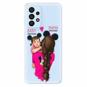 Odolné silikónové puzdro iSaprio - Mama Mouse Brunette and Girl - Samsung Galaxy A33 5G vyobraziť