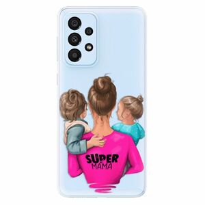 Odolné silikónové puzdro iSaprio - Super Mama - Boy and Girl - Samsung Galaxy A33 5G vyobraziť