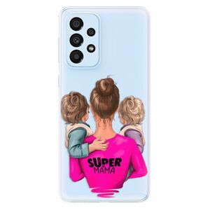 Odolné silikónové puzdro iSaprio - Super Mama - Two Boys - Samsung Galaxy A33 5G vyobraziť