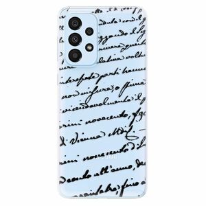 Odolné silikónové puzdro iSaprio - Handwriting 01 - black - Samsung Galaxy A33 5G vyobraziť