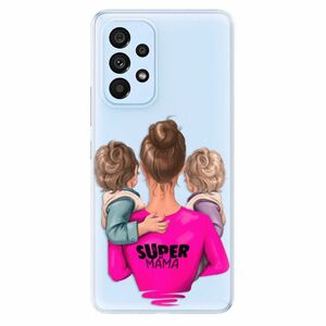Odolné silikónové puzdro iSaprio - Super Mama - Two Boys - Samsung Galaxy A53 5G vyobraziť