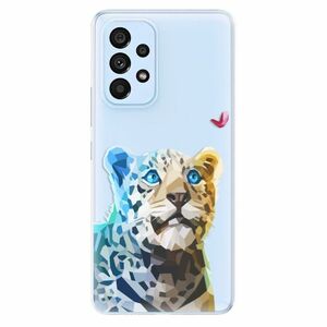 Odolné silikónové puzdro iSaprio - Leopard With Butterfly - Samsung Galaxy A53 5G vyobraziť