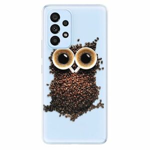 Odolné silikónové puzdro iSaprio - Owl And Coffee - Samsung Galaxy A73 5G vyobraziť