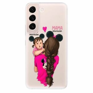 Odolné silikónové puzdro iSaprio - Mama Mouse Brunette and Girl - Samsung Galaxy S22 5G vyobraziť