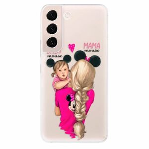Odolné silikónové puzdro iSaprio - Mama Mouse Blond and Girl - Samsung Galaxy S22 5G vyobraziť