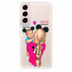 Odolné silikónové puzdro iSaprio - Mama Mouse Blonde and Boy - Samsung Galaxy S22 5G vyobraziť