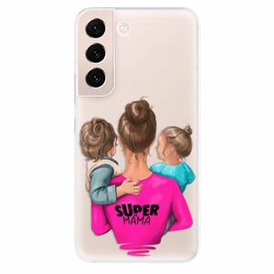 Odolné silikónové puzdro iSaprio - Super Mama - Boy and Girl - Samsung Galaxy S22 5G vyobraziť