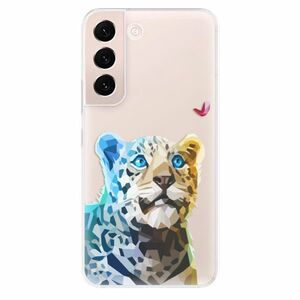 Odolné silikónové puzdro iSaprio - Leopard With Butterfly - Samsung Galaxy S22 5G vyobraziť